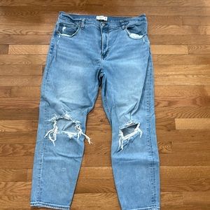 abercrombie the mom high rise jeans